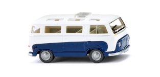 Wiking 028997 - H0 - Ford FK 1000 Panoramabus - saphirblau/weiß